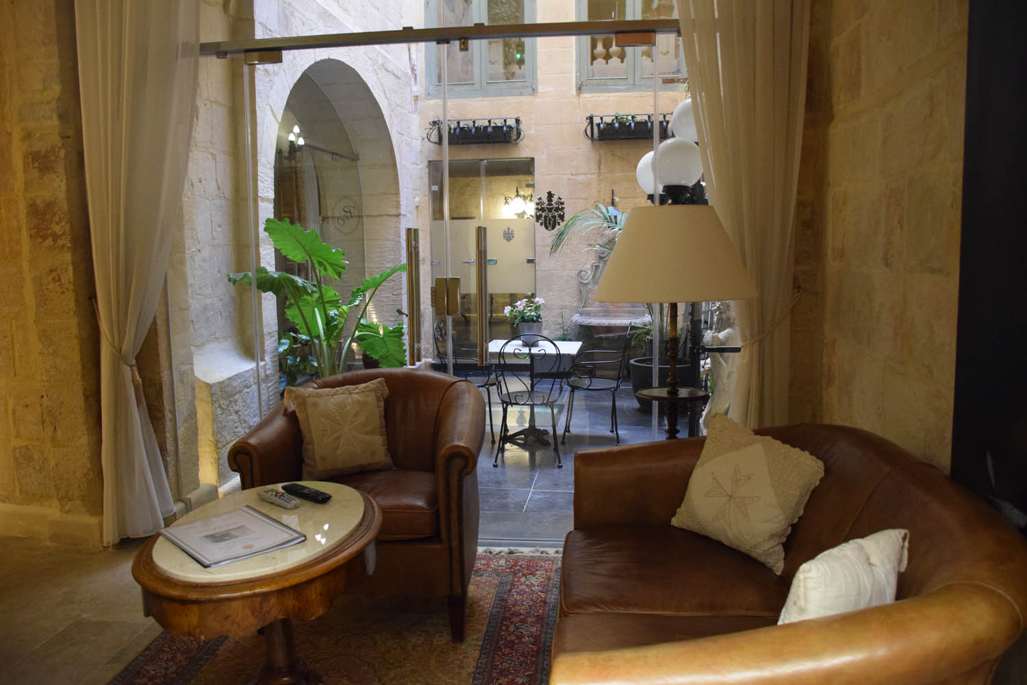 Living room inside my room |  Hotel Palazzo Prince d'Orange - Valletta - Malta