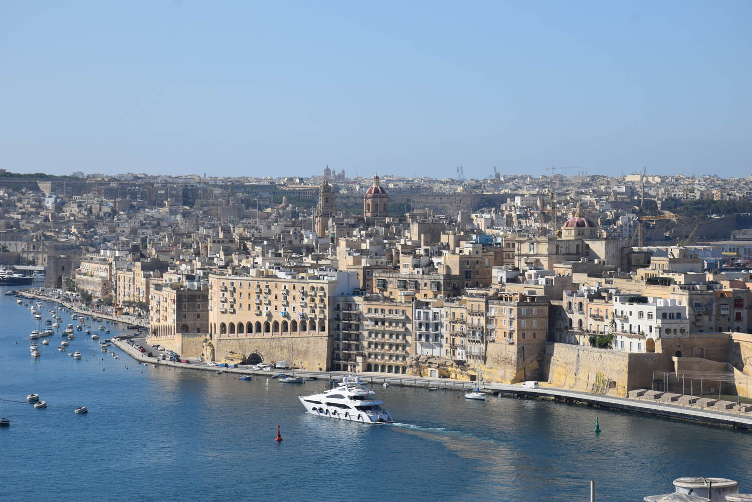 From above you can see all Valletta and the Three Cities |  Hotel Palazzo Prince d'Orange