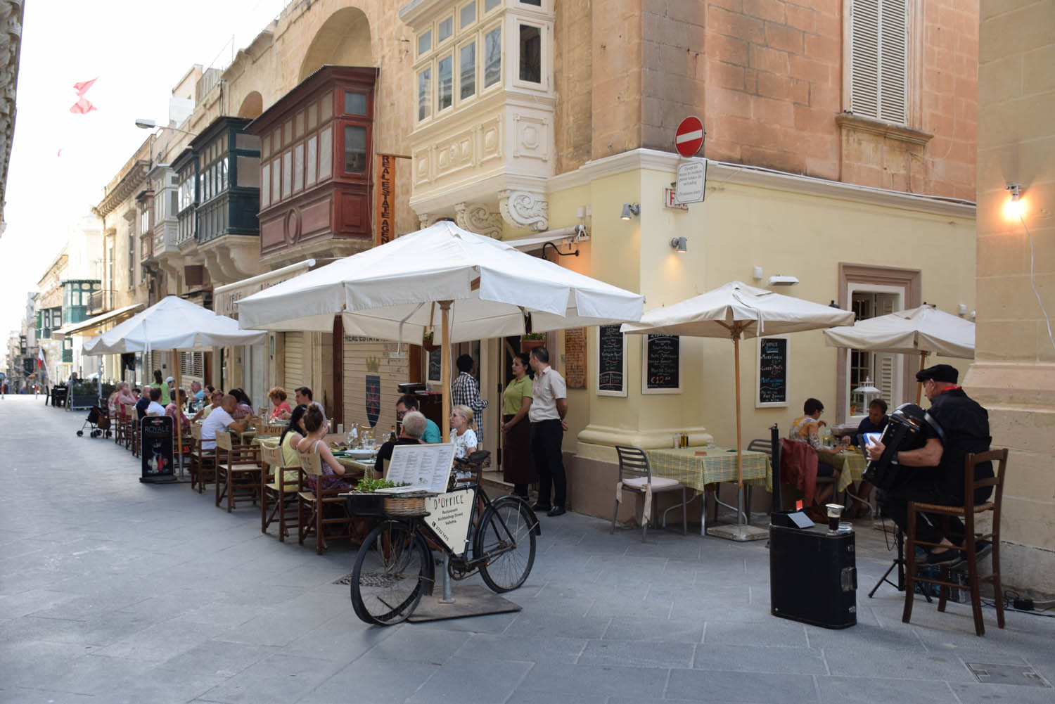 Restaurant D'Office Bistro in Valletta, Malta