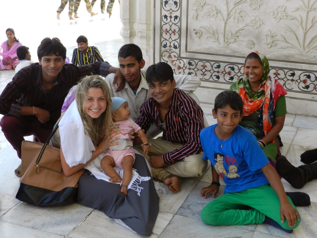 fotos com crianças na india