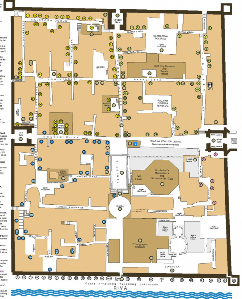 Mapa completo do Palácio. 