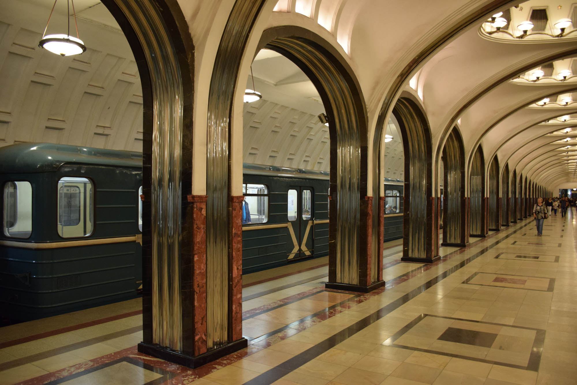 Estação Mayakóvskaya - Metrô de Moscou