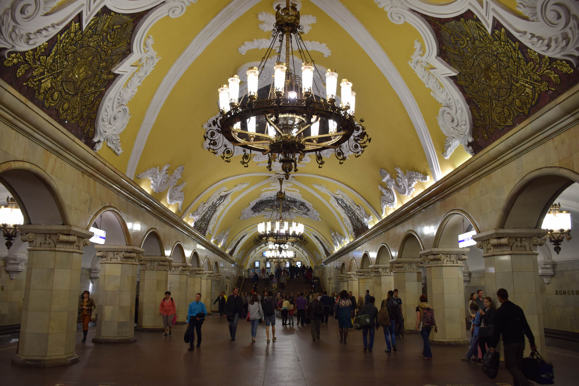 Estação Komsomolskaya - Metrô de Moscou