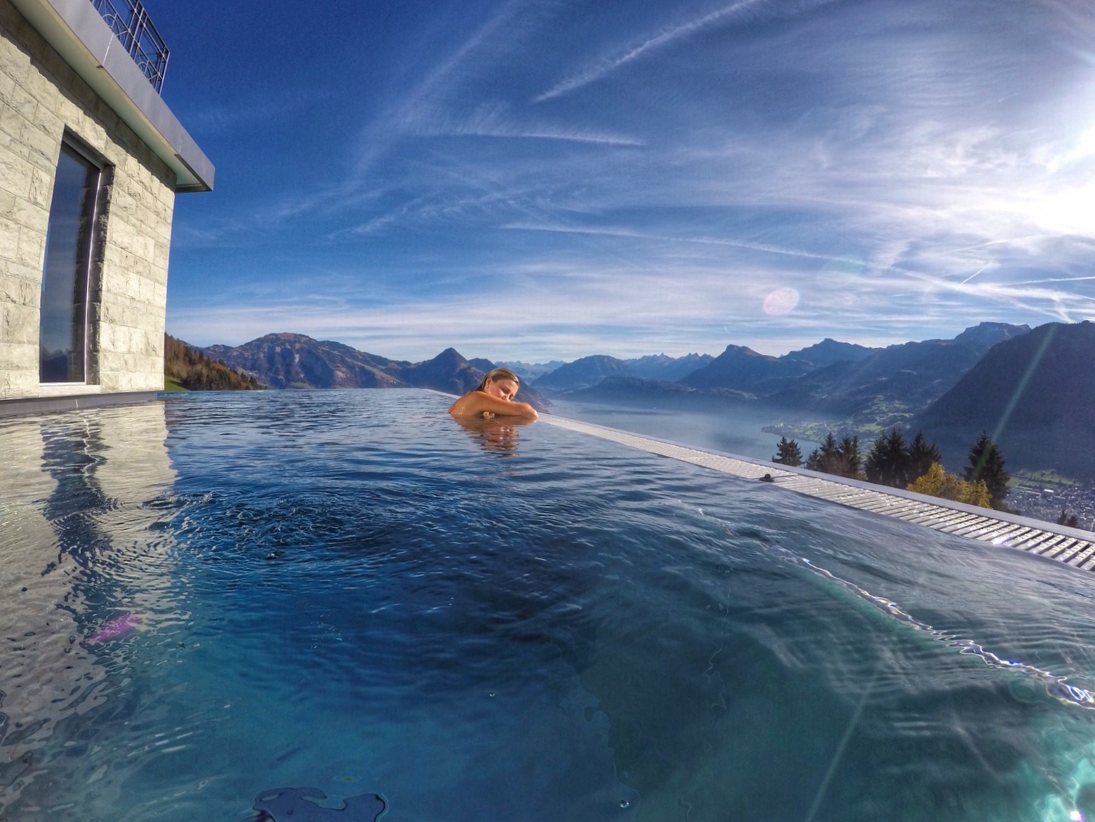 Hotel Villa Honegg Infinity Pool