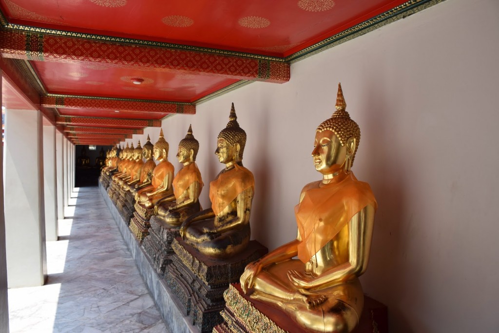 Wat Pho - Templo do Buda Reclinado - Bangkok - Tailândia