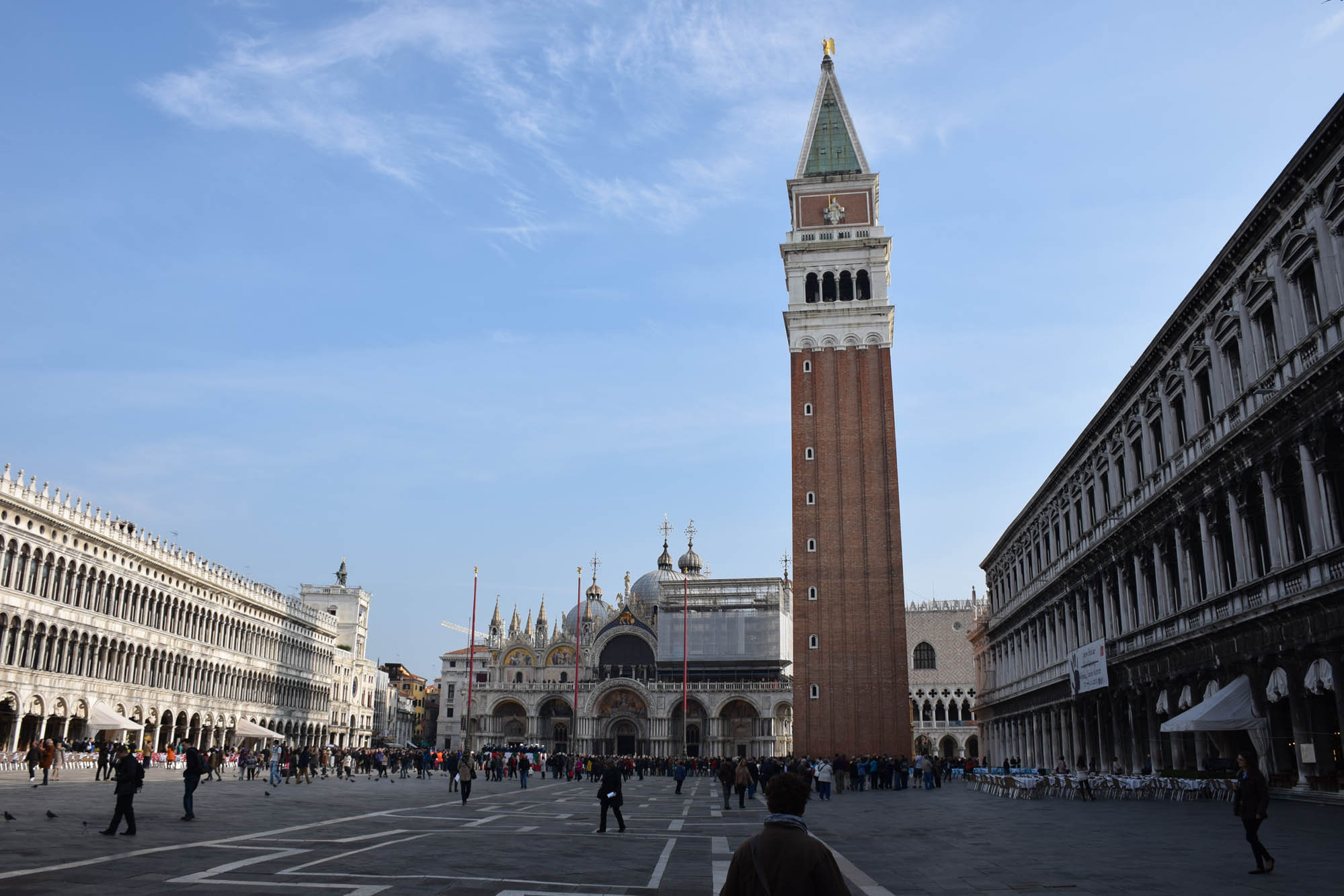 A imponente Piazza San Marco, Veneza