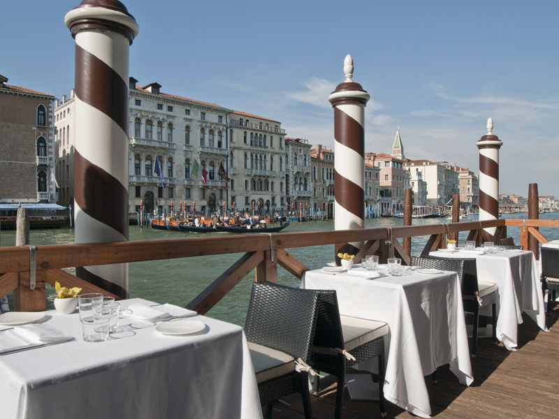 Vista do restaurante do Centurion Palace Hotel, para o Grand Canal | foto: divulgação hotel