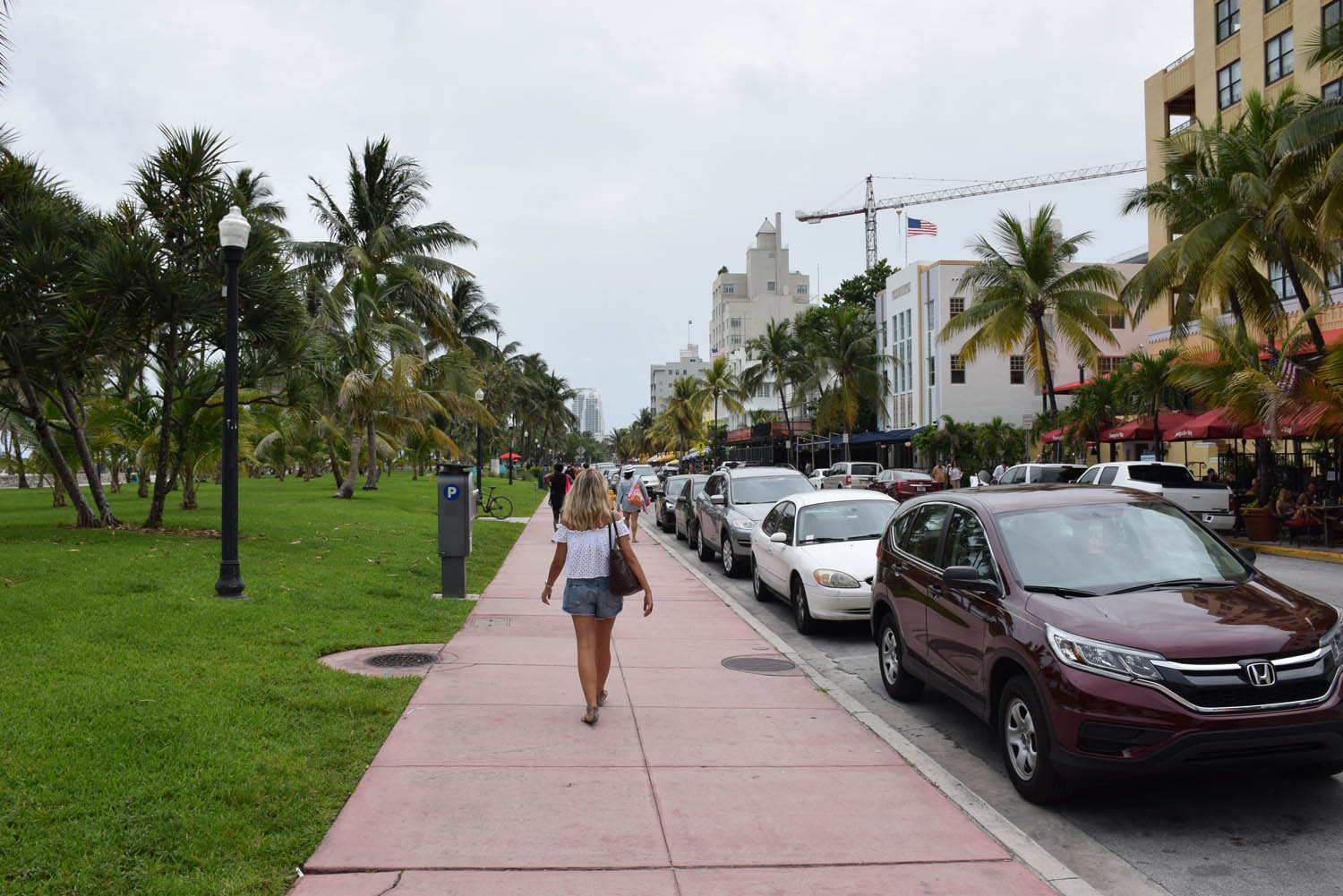 Passeando pela Ocean Drive, em South Beach - Miami Beach