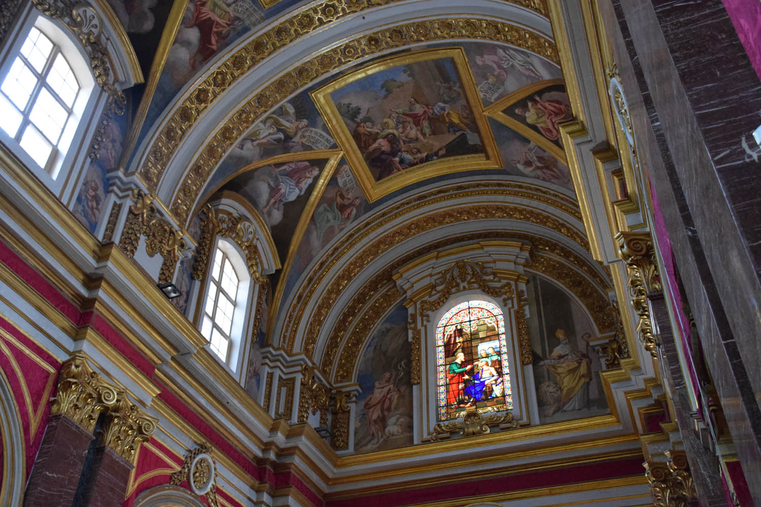 Interior da Catedral de Malta - em Mdina