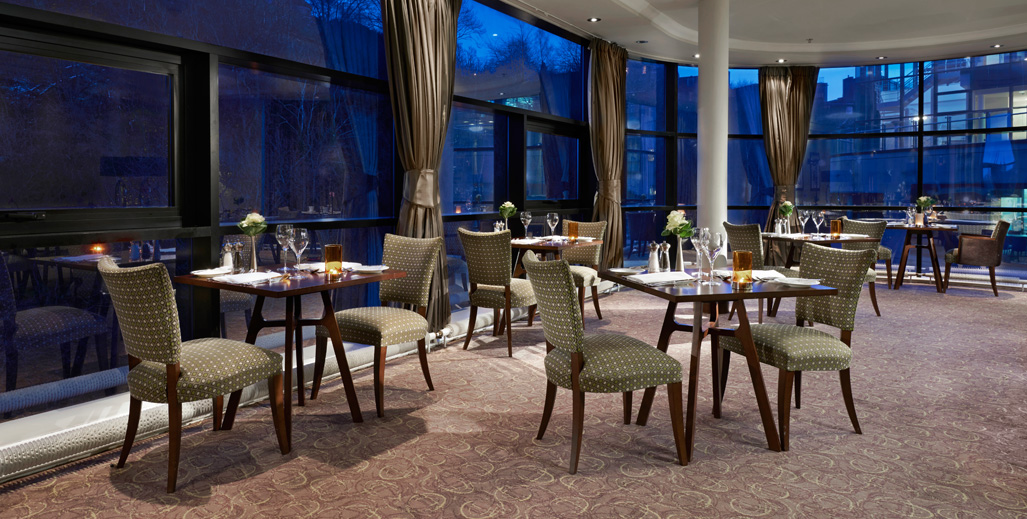 Restaurante The Observatory, no The Glasshouse Hotel, Edimburgo | foto: divulgação