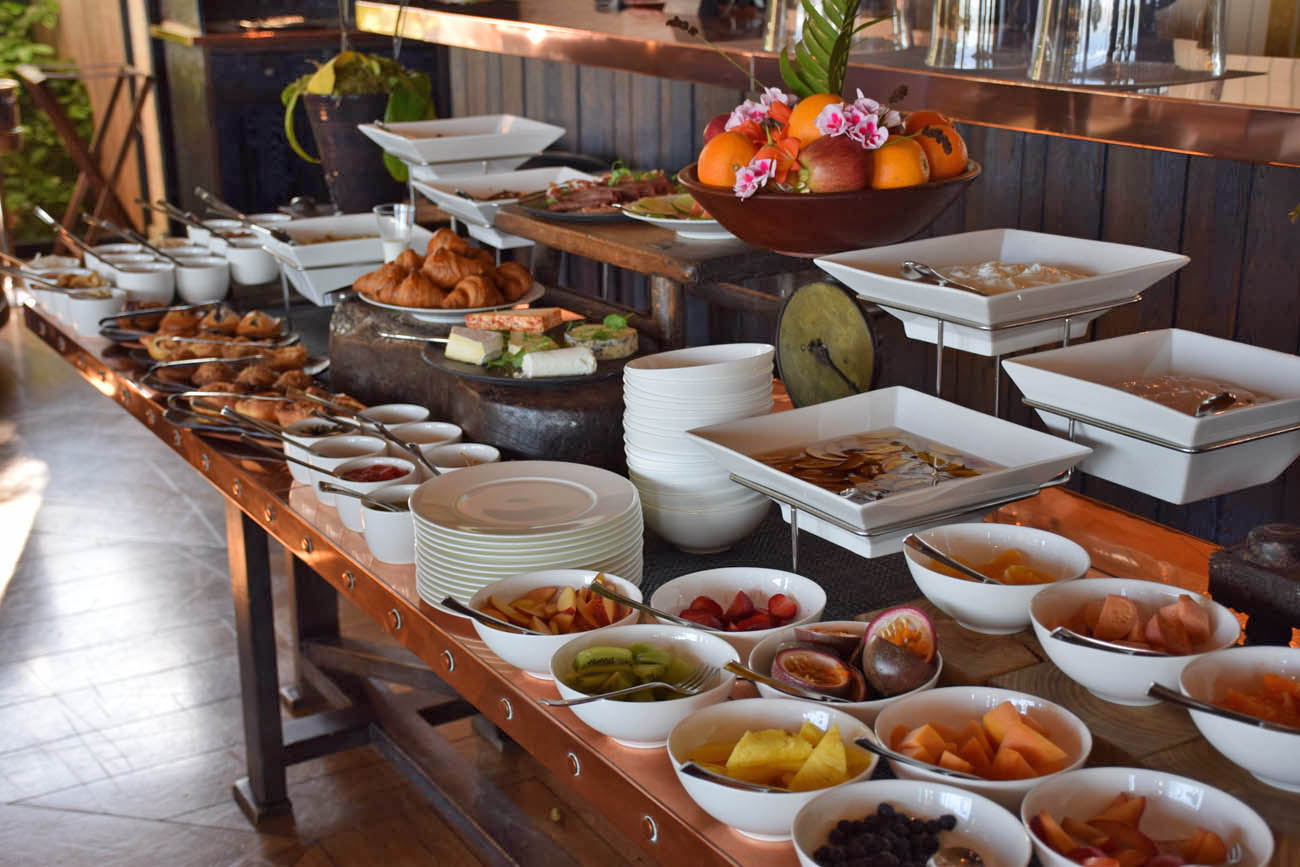 Café da manhã do Delaire Lodge servido no Restaurante Indochine | Créditos: Lala Rebelo