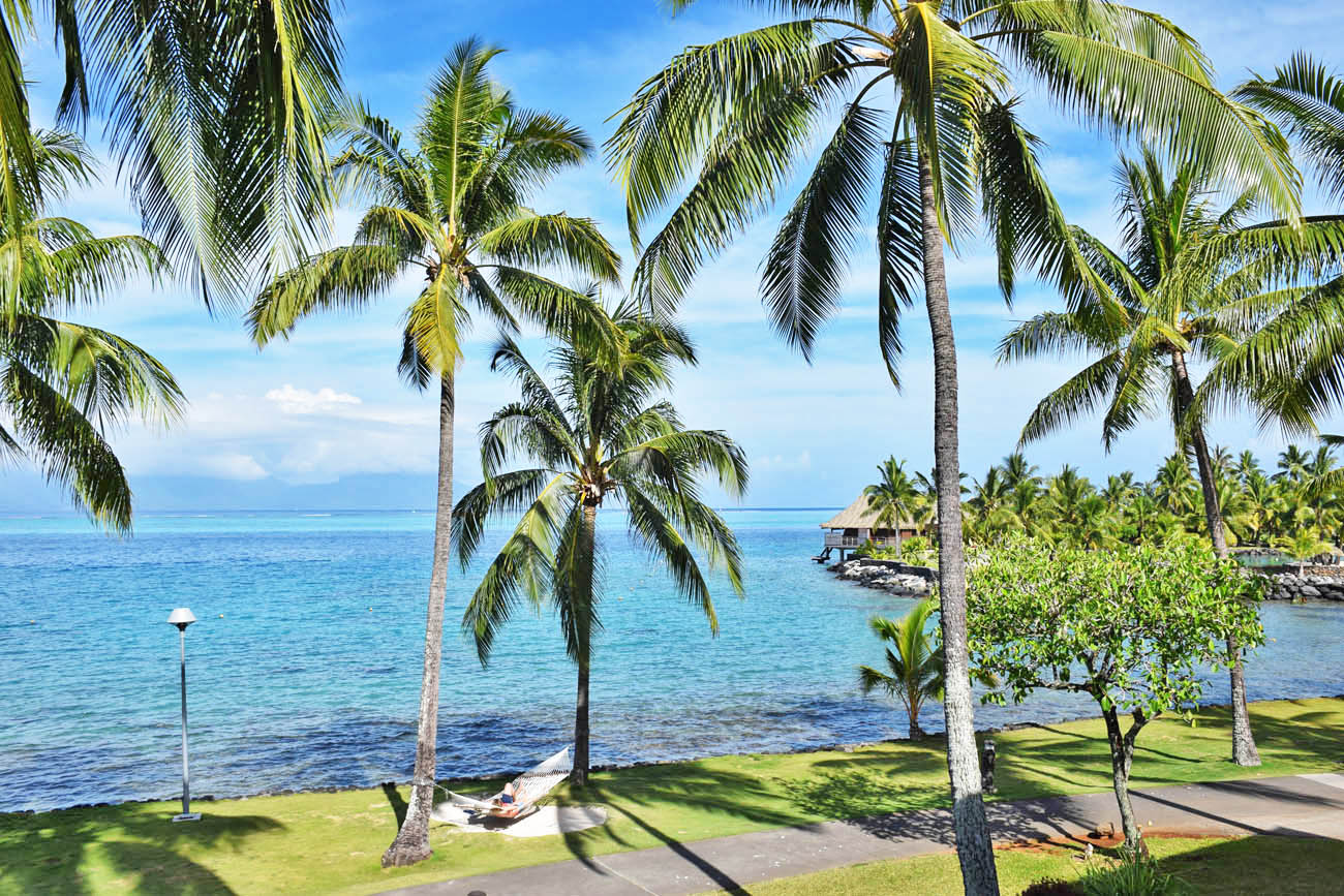 Vista linda do meu quarto no hotel InterContinental Tahiti | foto: Lala Rebelo