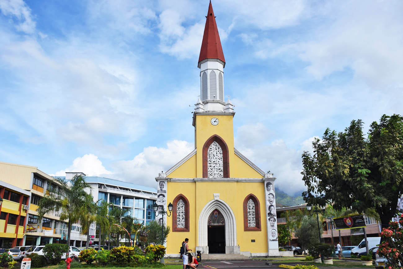 Catedral de Papeete, no Tahiti | foto: Lala Rebelo