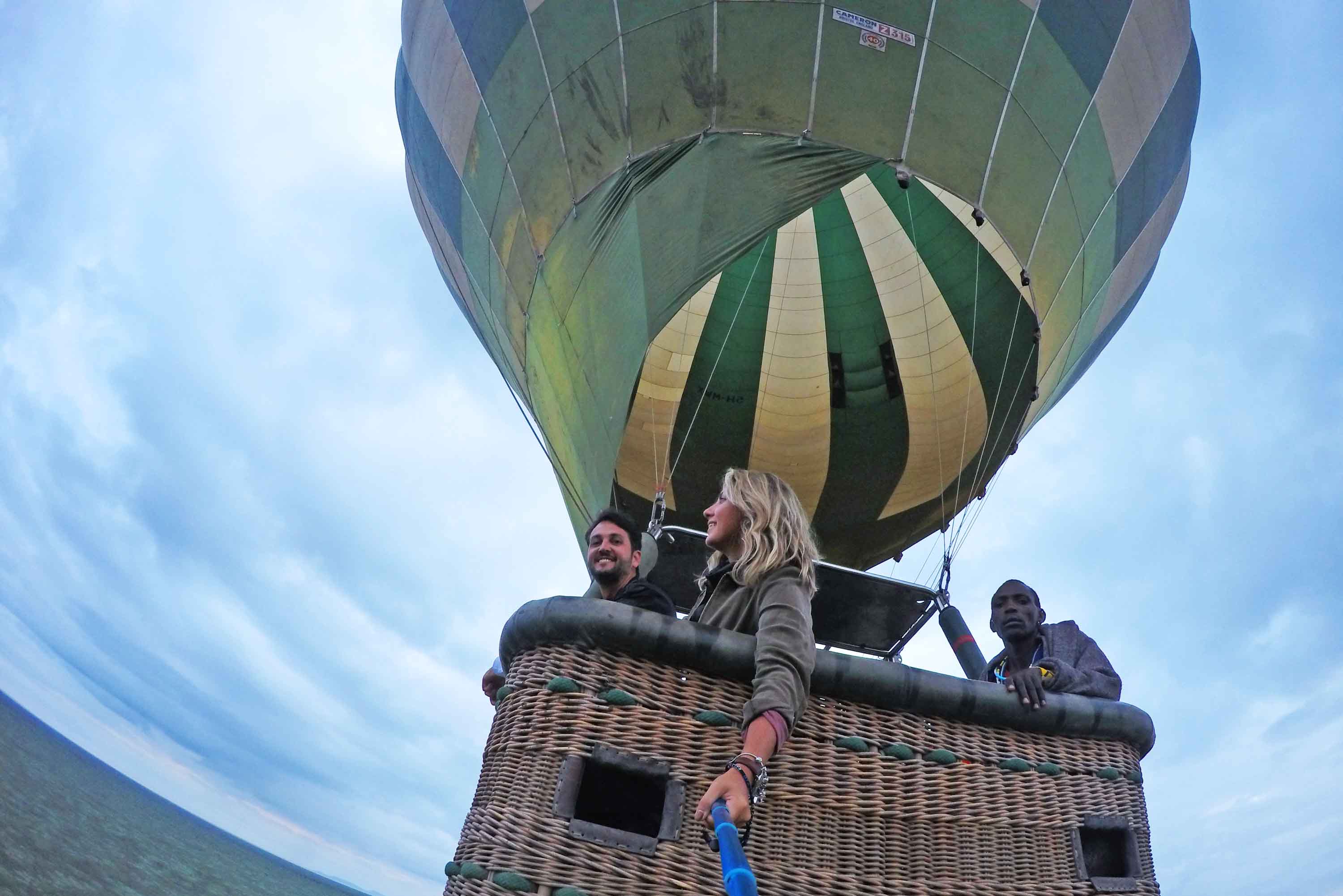 passeio de balão Serengeti
