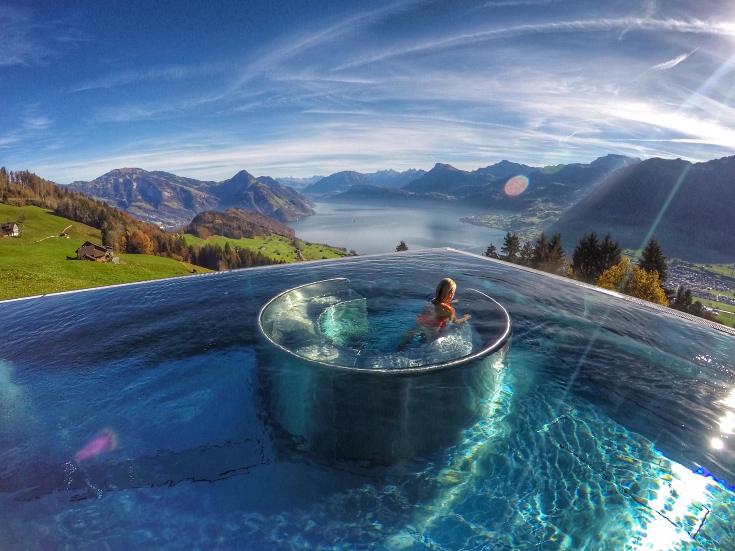 As piscinas mais lindas do mundo - Villa Honegg - Suiça