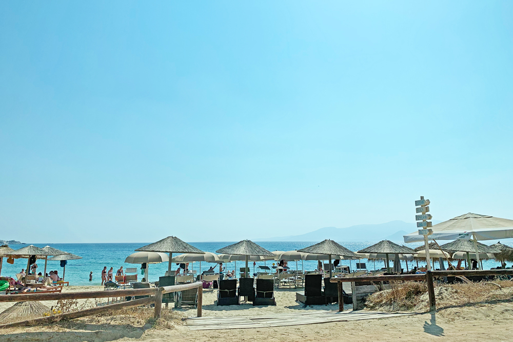 Plaka Beach Naxos - melhores praias de Naxos