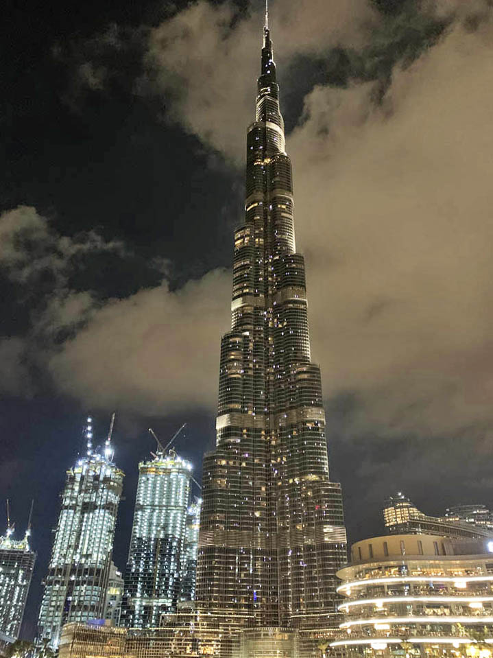 dicas de Dubai - Burj Khalifa by night