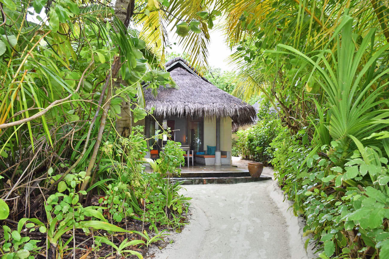Anantara Dhigu beach villa Maldives