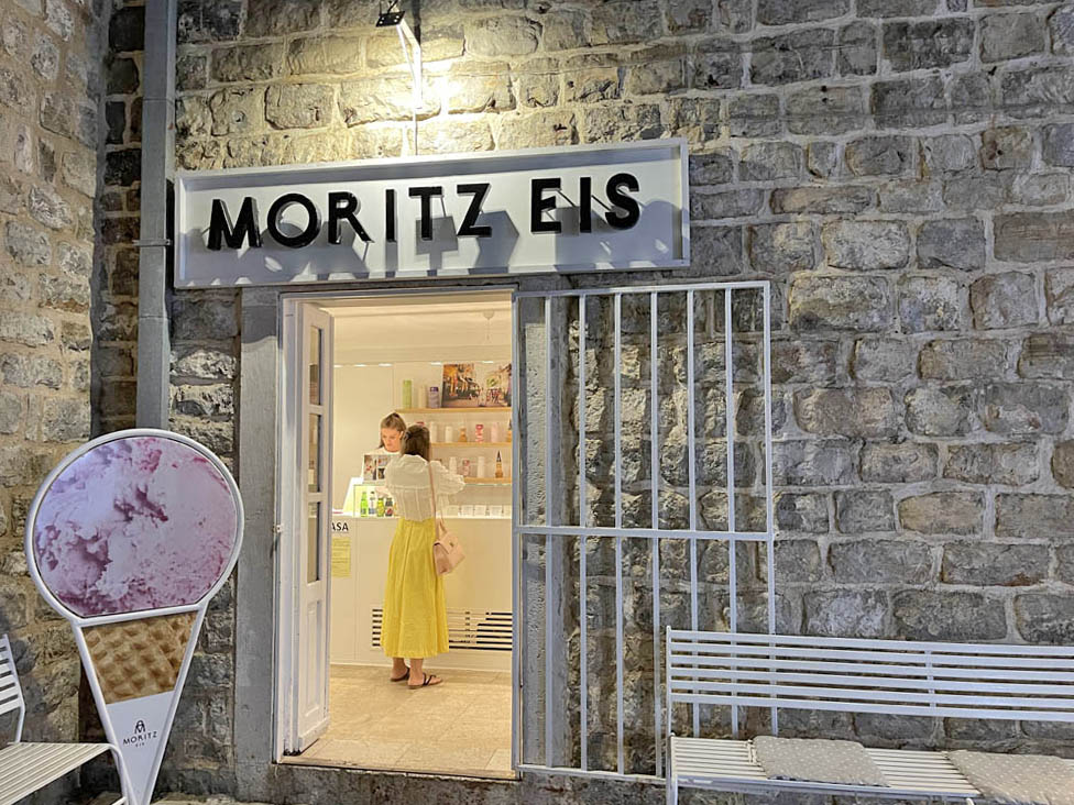 Mortiz Eis - sorveteria Budva Montenegro