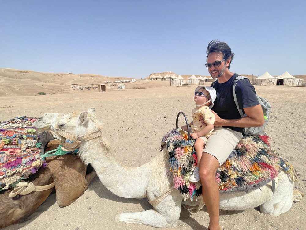 marrocos com crianças - passeio no deserto