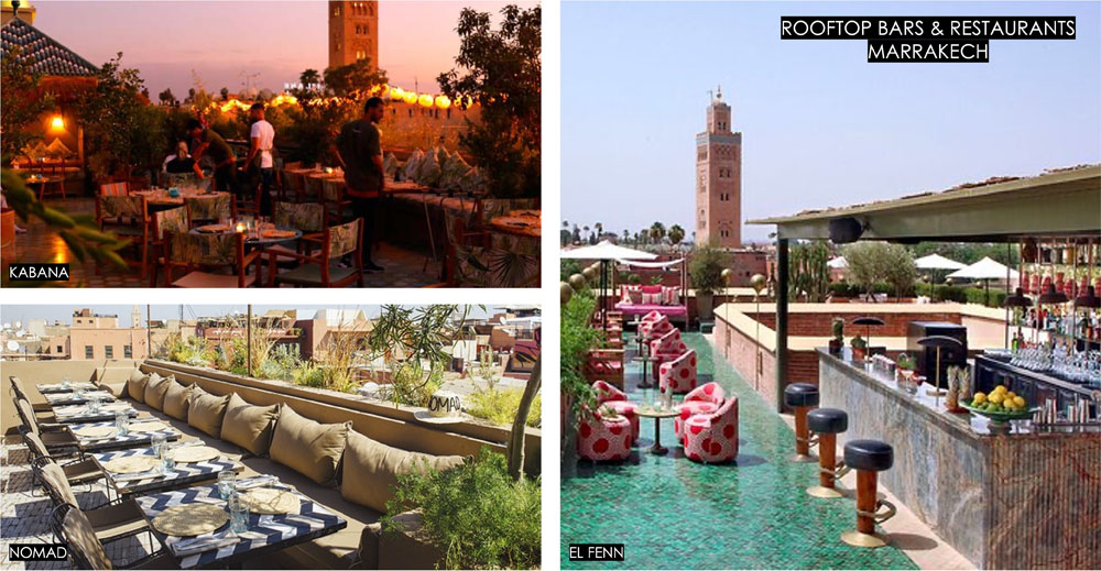 rooftop bars and restaurants marrakech