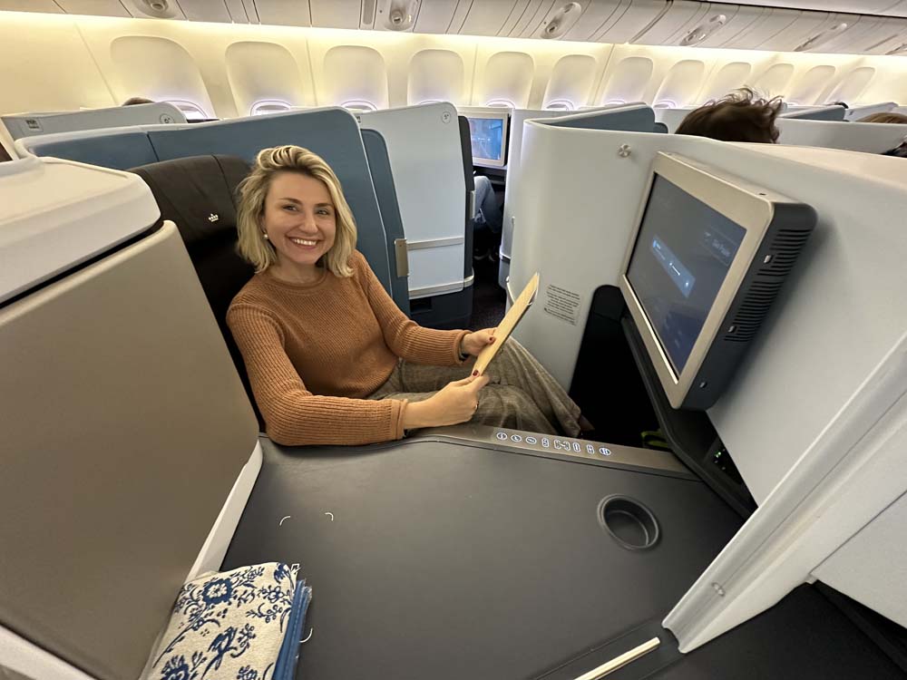 KLM Business Class 