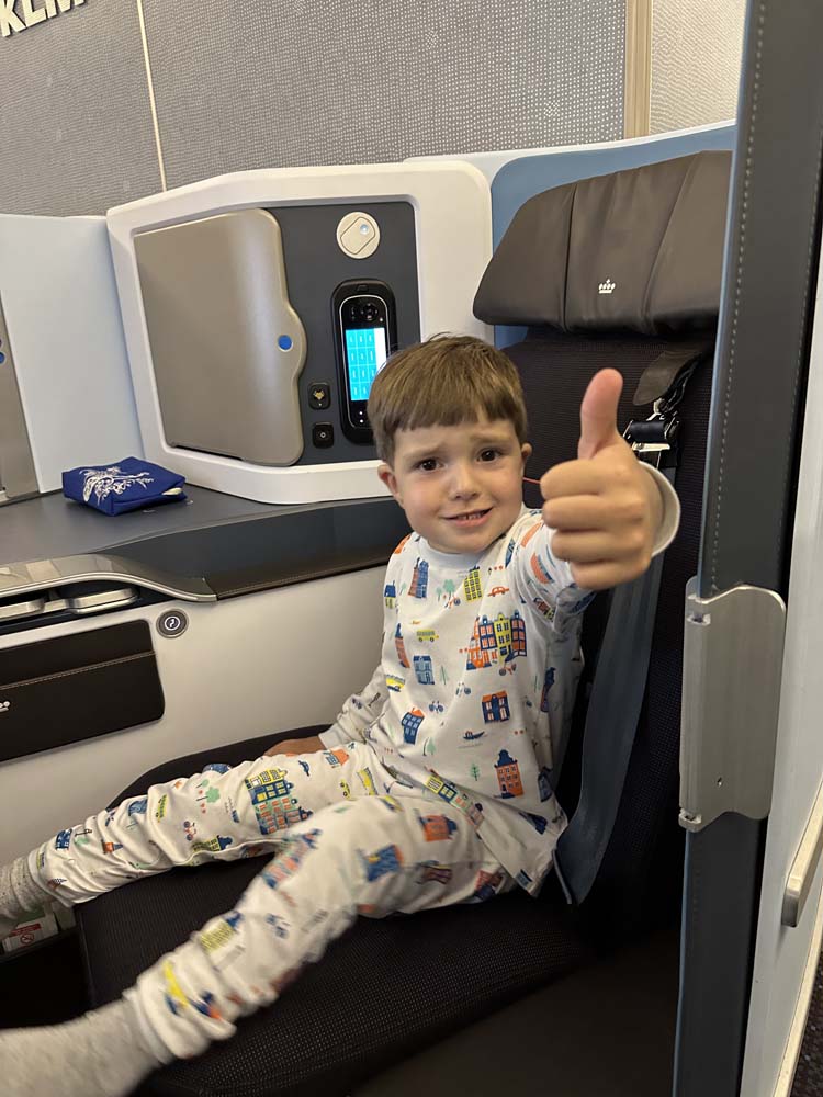 KLM Business Class kids