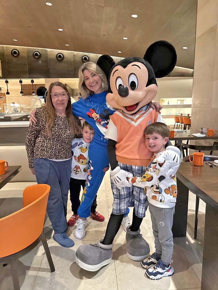 Café da manhã com personagens no Four Seasons Orlando disney