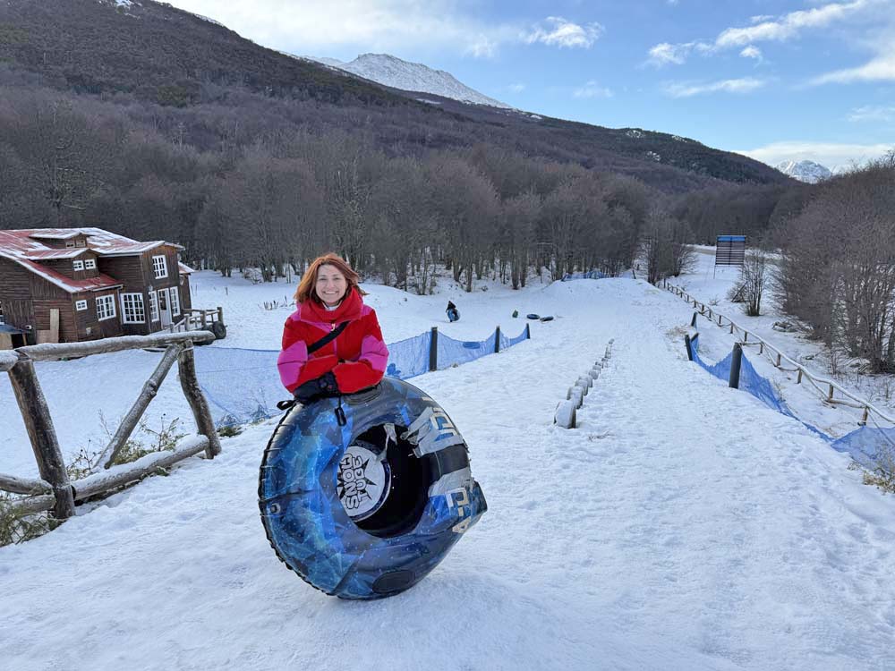 park austral ushuaia parque de boias - donut neve