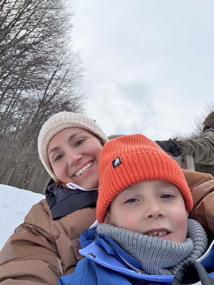 trenó com huskies ushuaia