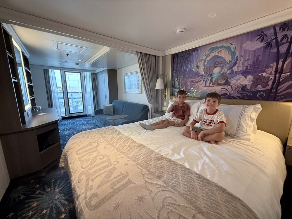 Cabine Verandah - cabine com varanda - disney cruise - disney destiny