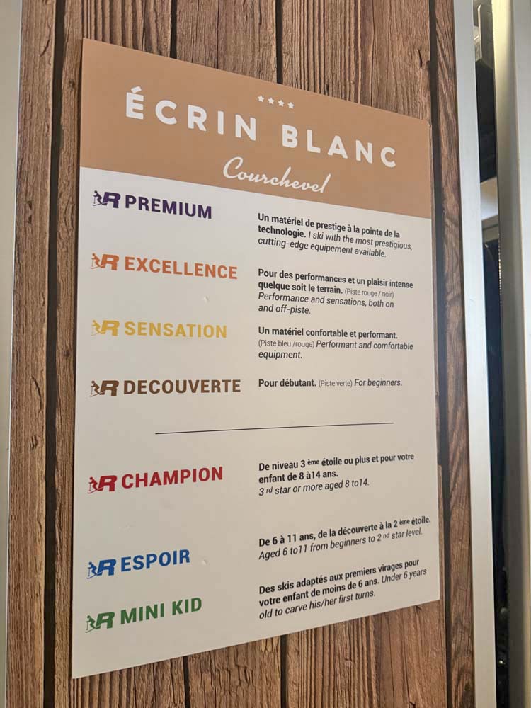 ecrin blanc courchevel - hotel ski-in ski-out