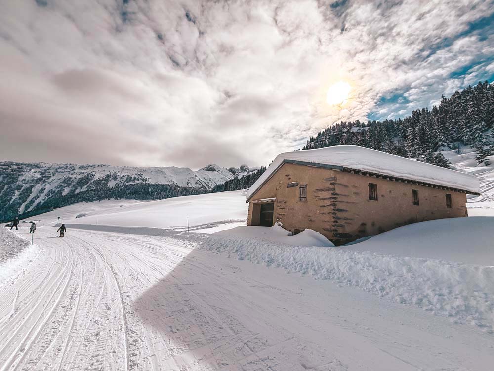 Esquiando com crianças em Courchevel