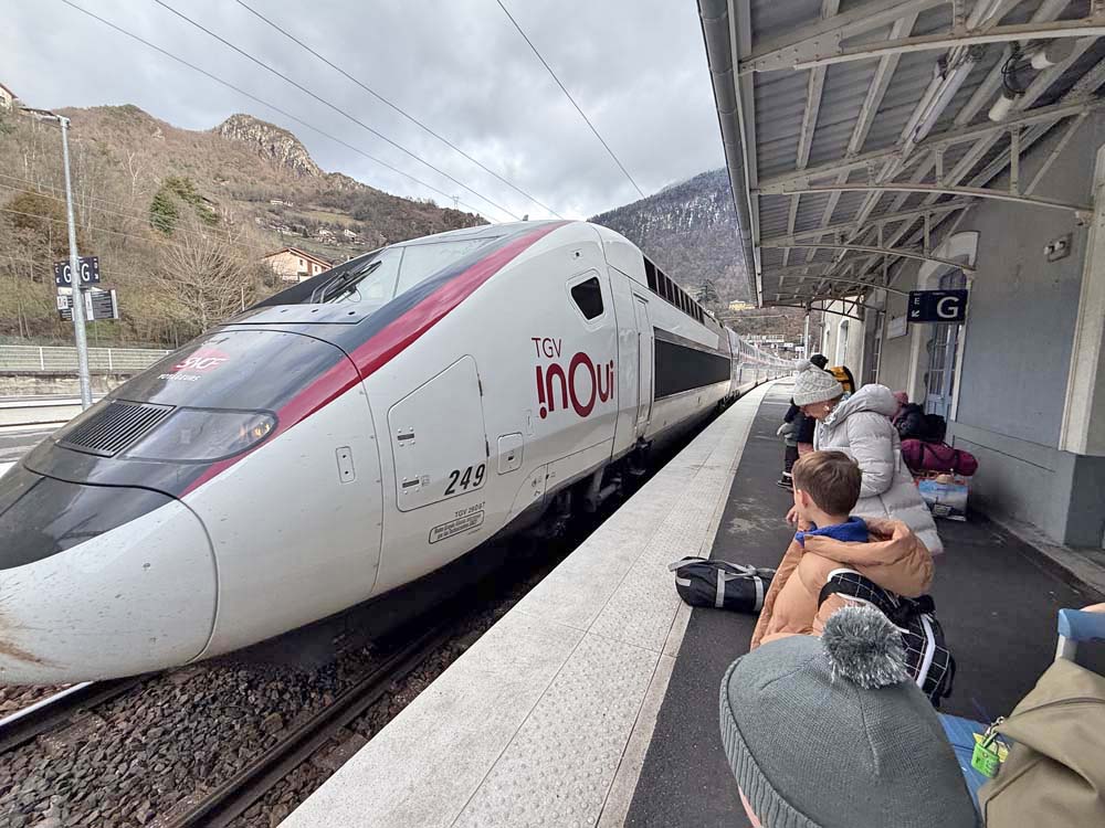 trem Moûtiers paris courchevel
